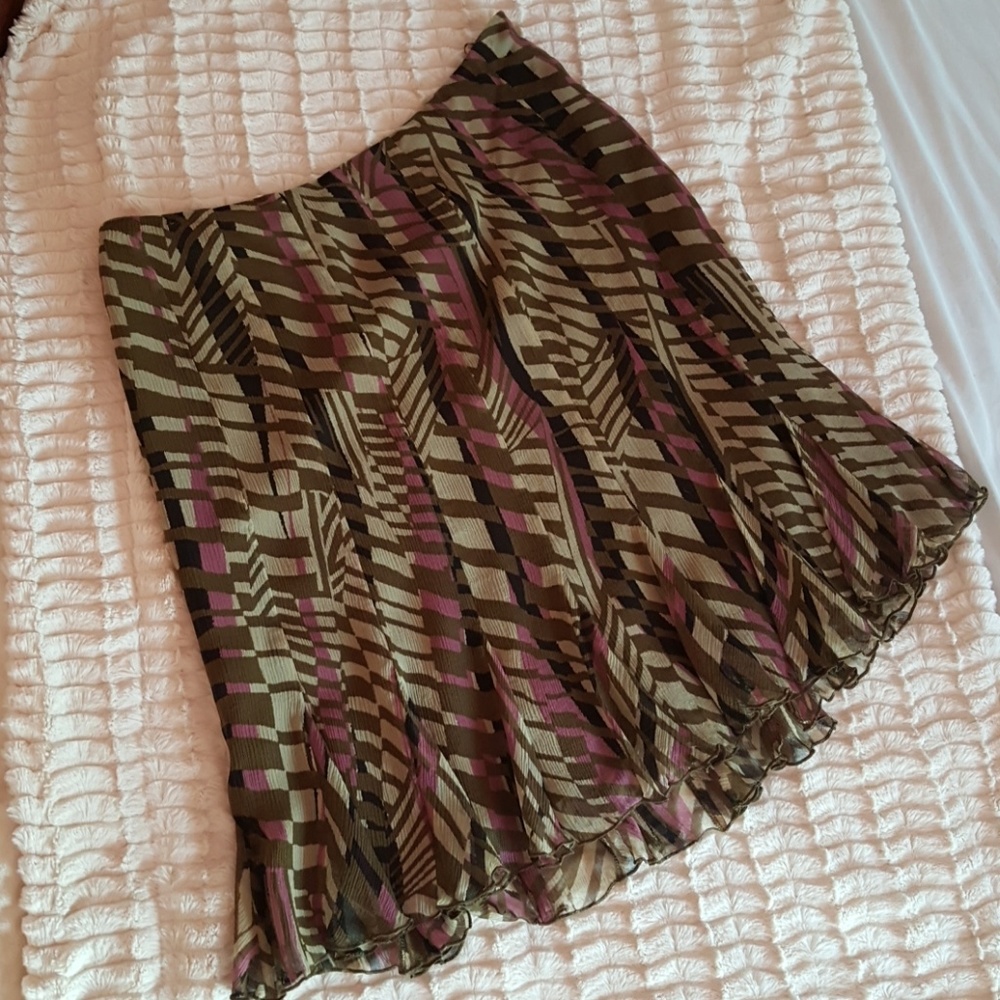 Alfani Silk Skirt - Picture 2 of 3